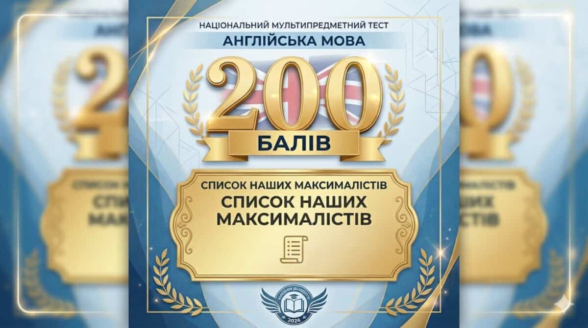 200 балів на НМТ!